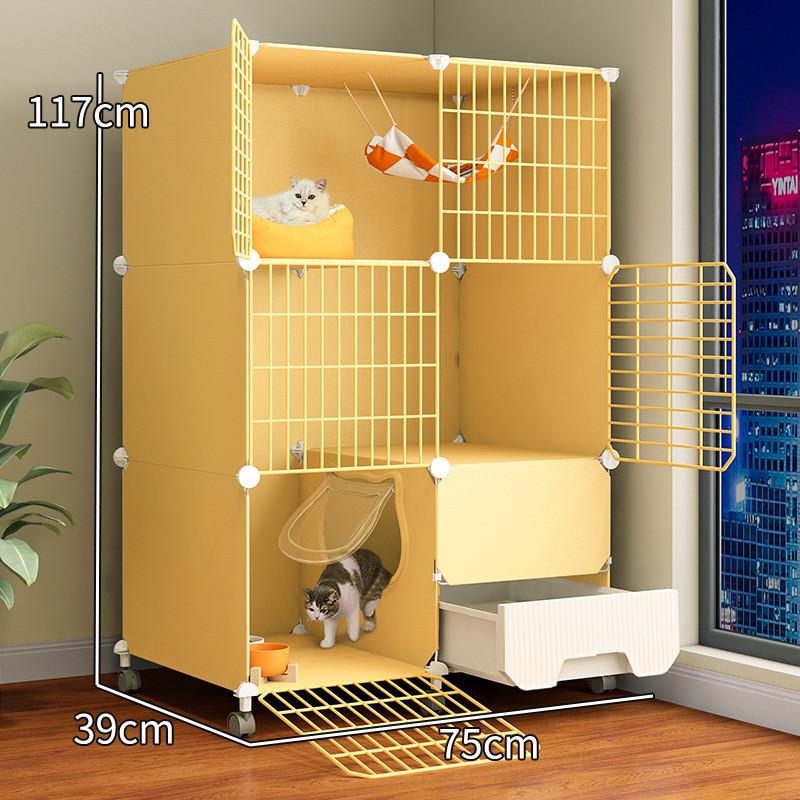 猫笼子超大自由空间家用室内猫窝猫爬架一体猫咪幼猫猫砂盆猫别墅