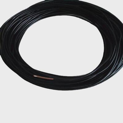 现货供应T2包塑紫铜管6810*1导电导热防腐黑色PVC包塑紫铜管