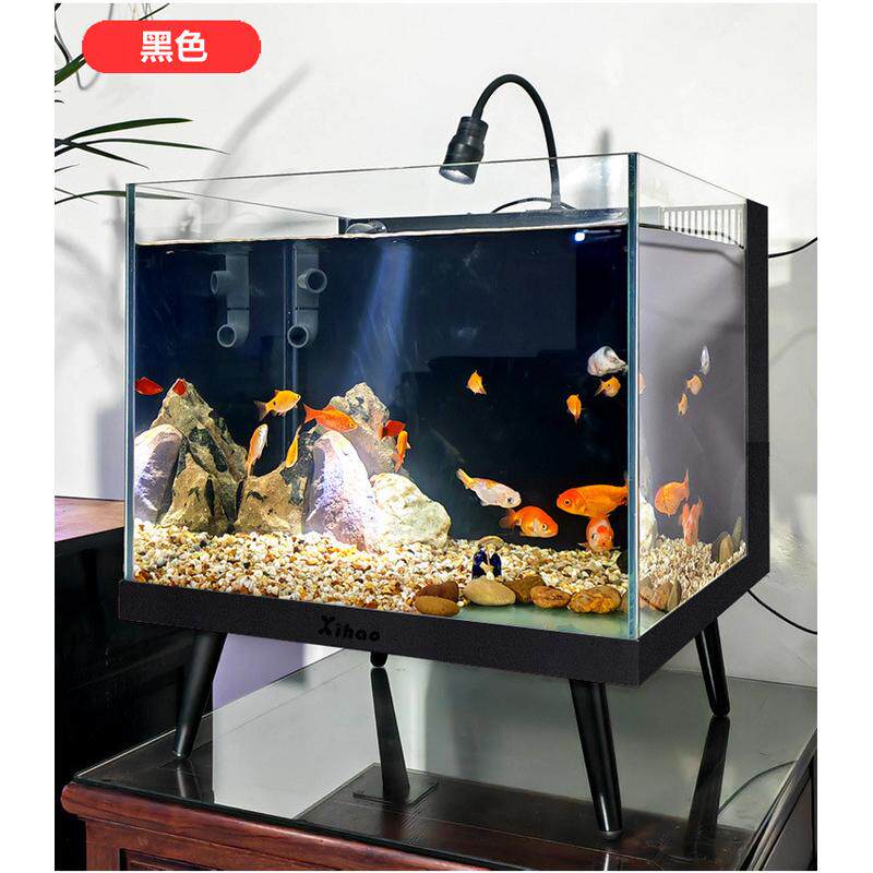 生态桌面边柜鱼缸客厅免换水小型水族箱玻璃鱼缸造景水草缸金鱼缸