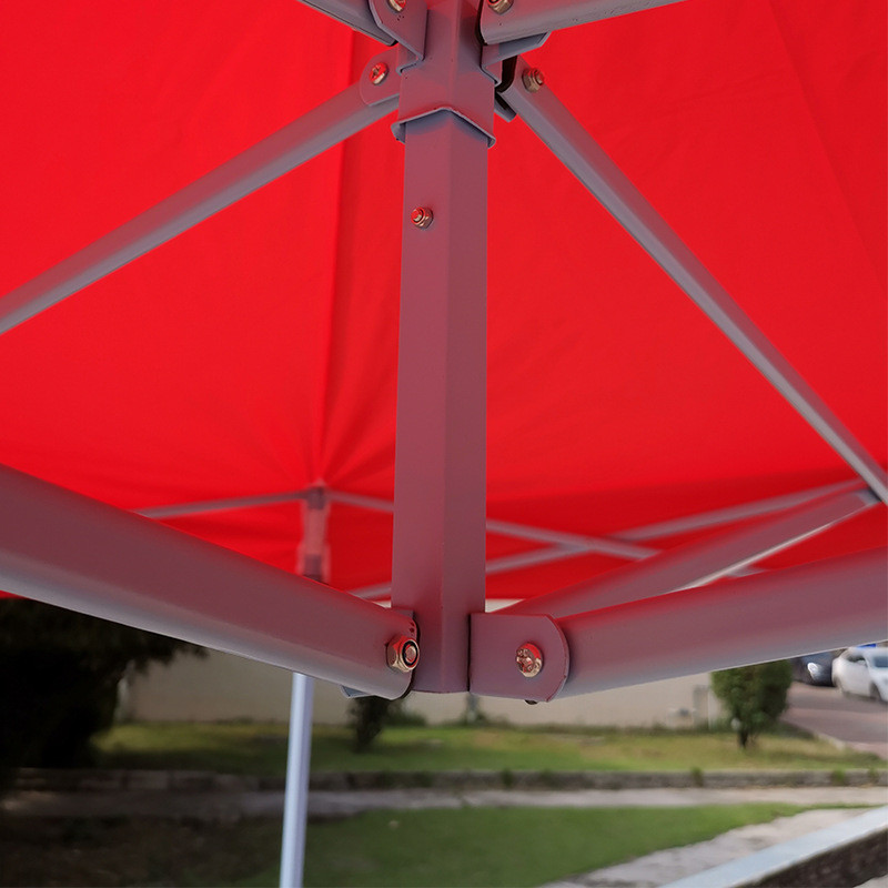 3*3米黑金刚广告帐篷户外遮阳折叠帐篷四角宣传展览摆摊活动帐篷