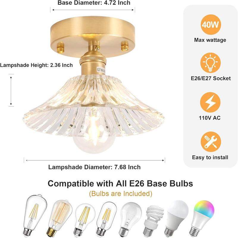 走廊吸顶灯浴室天花板玻璃复古吊灯具门廊厨房玄关卧室家居,家装灯饰光源,客厅吸顶灯,淘宝优惠券,粉丝福利购,淘宝优惠卷