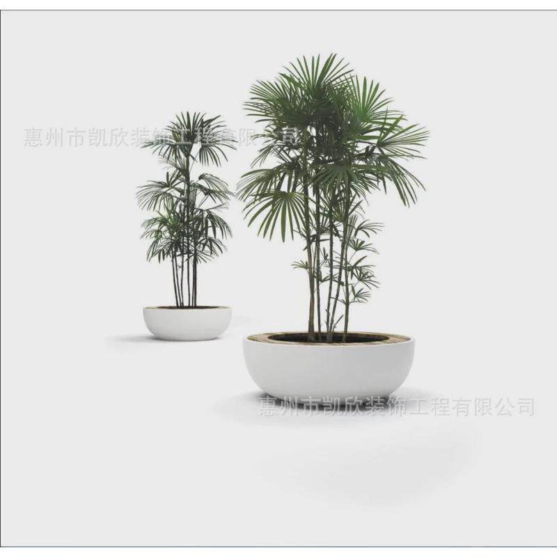 玻璃钢花盆组合落地商场花钵创意花瓶户外种植池酒店花槽美陈厂家