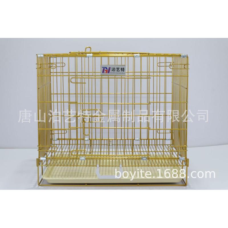 泊别墅特猫狗笼子中小型犬宠物笼子用品家用室内猫狗艺加粗折叠