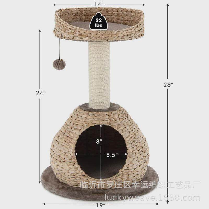 20年工厂供纸绳编织猫爬架水葫芦草编织宠物窝双层宠物窝狗窝猫篮,宠物/宠物食品及用品,猫爬架,淘宝优惠券,粉丝福利购,淘宝优惠卷