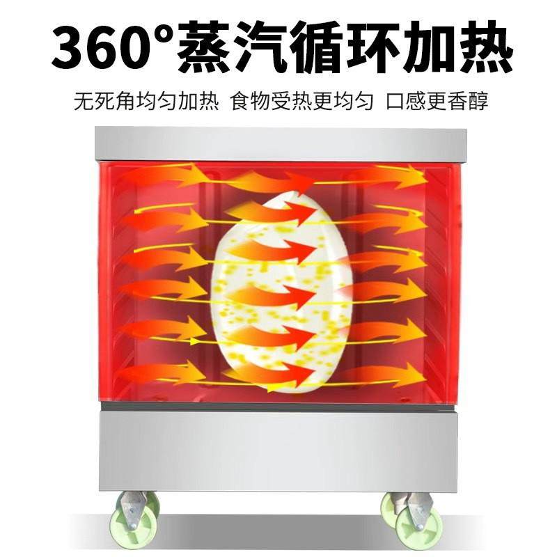 商用蒸饭柜多功能不锈钢蒸饭柜蒸菜柜食堂饭店燃气蒸饭车电蒸箱