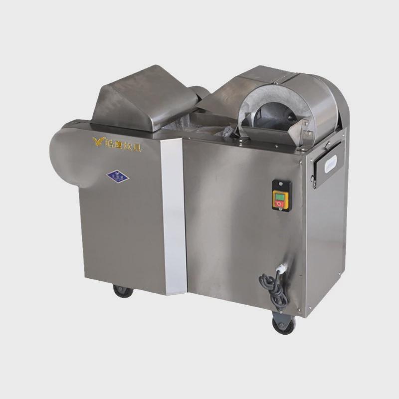 现货菜馅用学校单位食堂商用电动切丝切丁切段一体机多功能切菜机