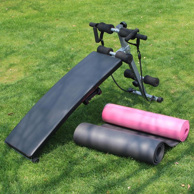 健身仰卧板哑铃臂力练习健身套装仰卧起坐家庭健身腹肌