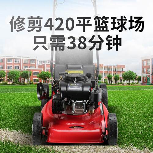 汽油箭20寸草坪割草机草坪机四冲程雷自走式手推式打草剪草机