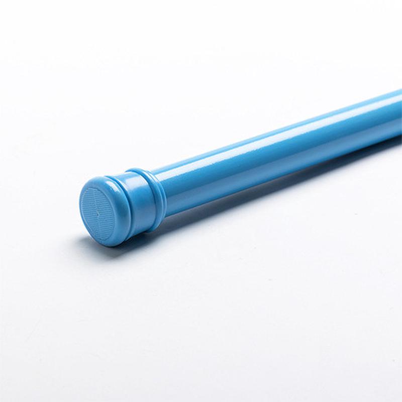 6buj免打孔窗帘卧室飘窗小窗门伸缩杆浴帘杆衣柜伸缩杆晾衣杆弹簧