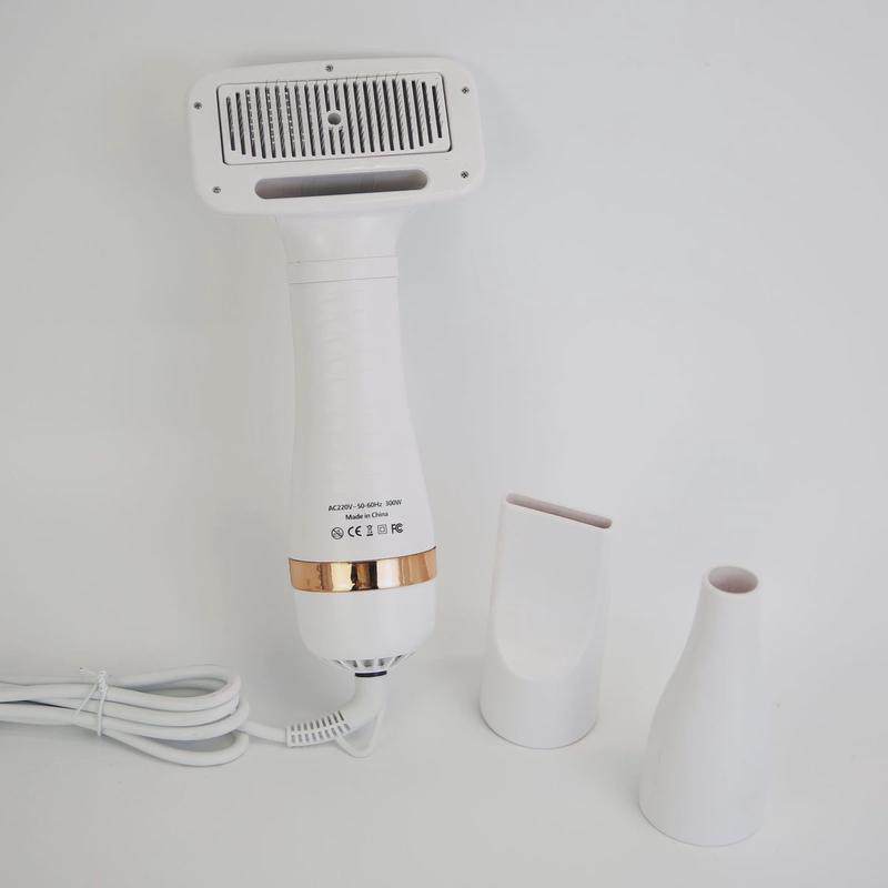 宠物拉毛吹风机清洁顺毛造型梳猫咪狗狗除毛多功能三合一热风梳