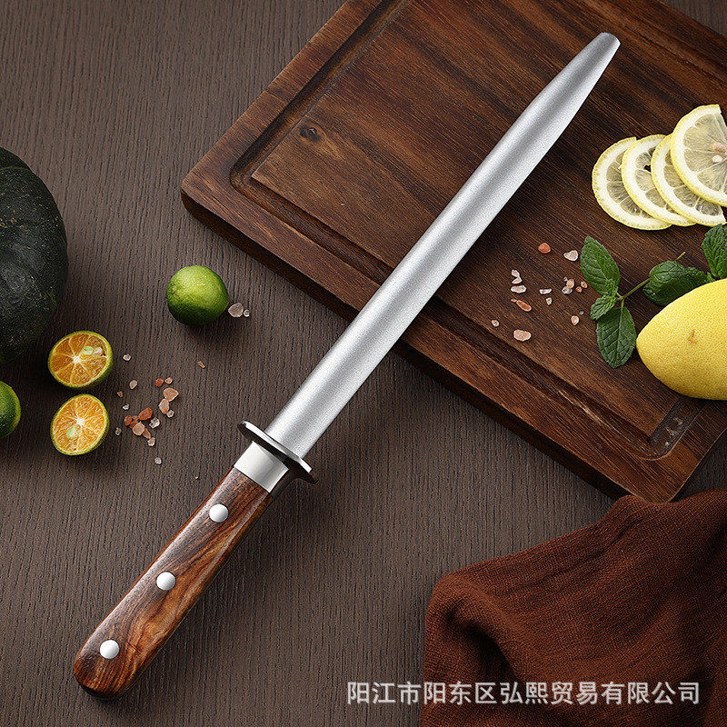 磨刀棒卖肉专用实木肉档酒店厨师商用快速磨刀石碳钢手持式磨刀器,五金/工具,磨刀机,淘宝优惠券,粉丝福利购,淘宝优惠卷