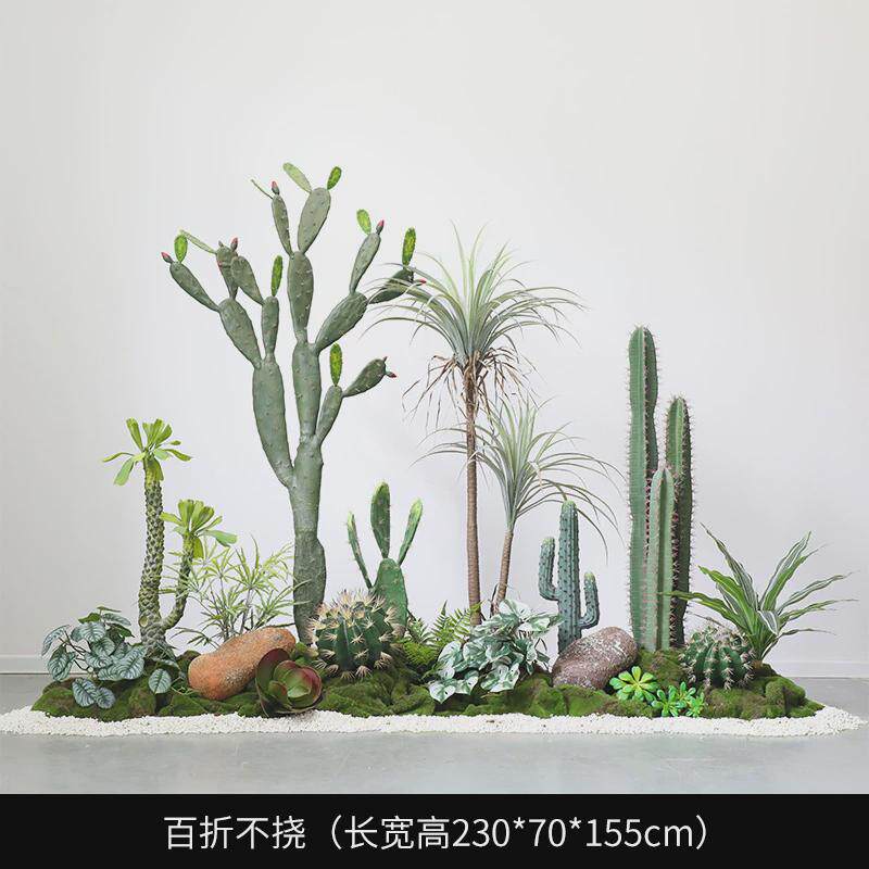 仿真仙人掌橱窗造景植物大型号假仙人柱沙漠景观绿植装饰摆件店铺