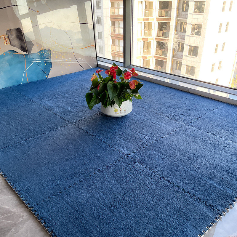 2u8k客厅全铺办公室拼接地毯卧室毛毯地垫大面积60*60cm大块泡沫