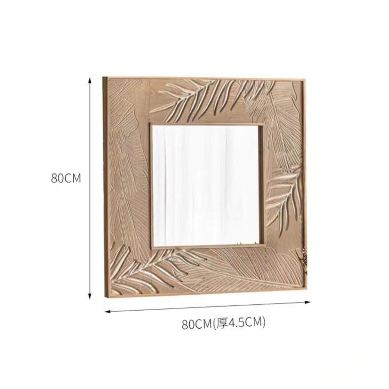 美式乡村复古实木方形镜子雕花圆形壁挂式化妆镜客厅民宿创意装饰,家庭/个人清洁工具,随身化妆镜,淘宝优惠券,粉丝福利购,淘宝优惠卷