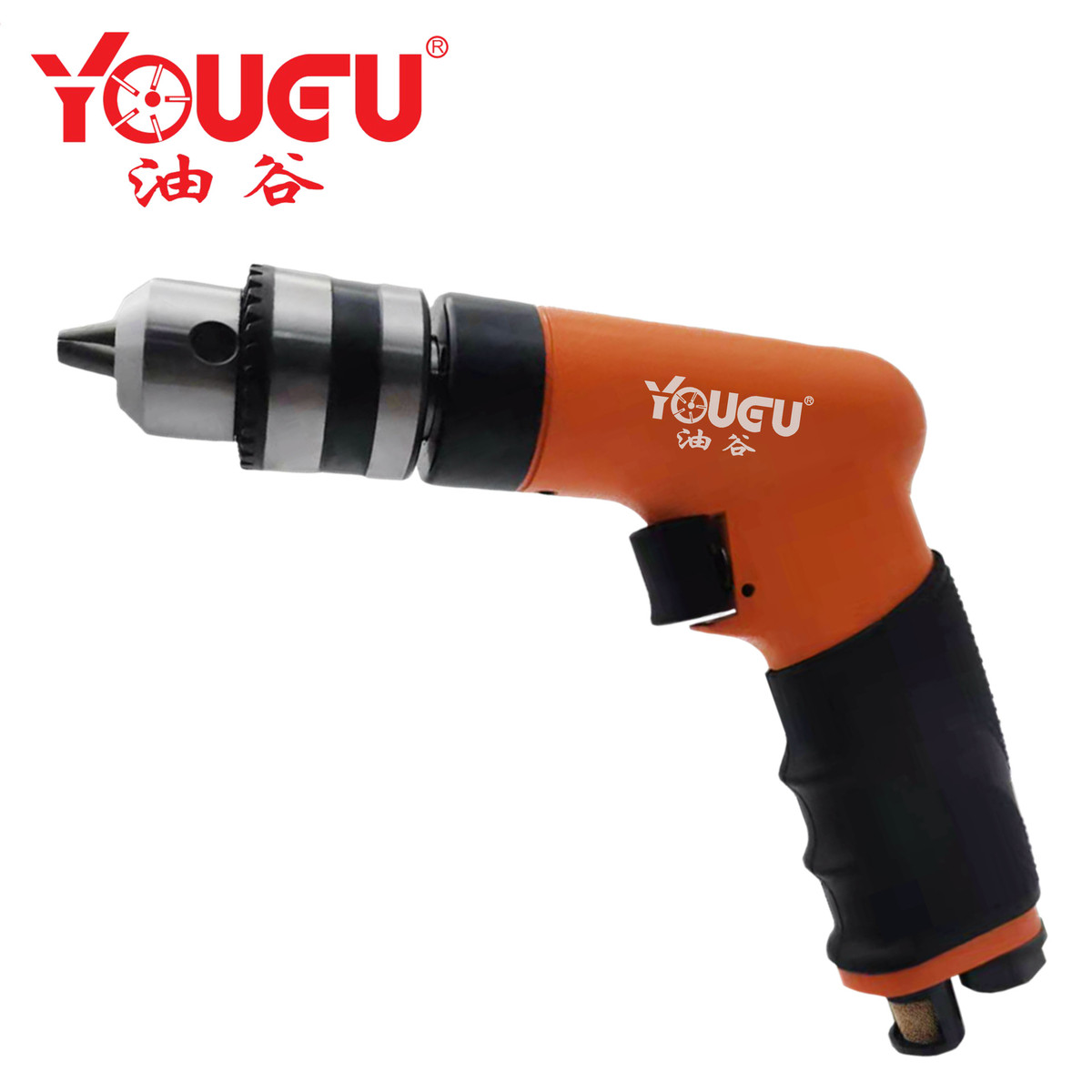 台湾油谷气动钻航空手枪钻夹头螺纹柄转接钣飞机反转金蒙皮铆接孔