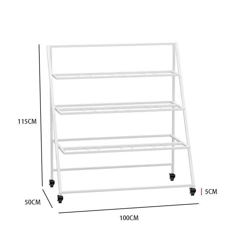 室外展示可折叠可移动阶梯多层花店花架高档架子花店花桶摆摊新款
