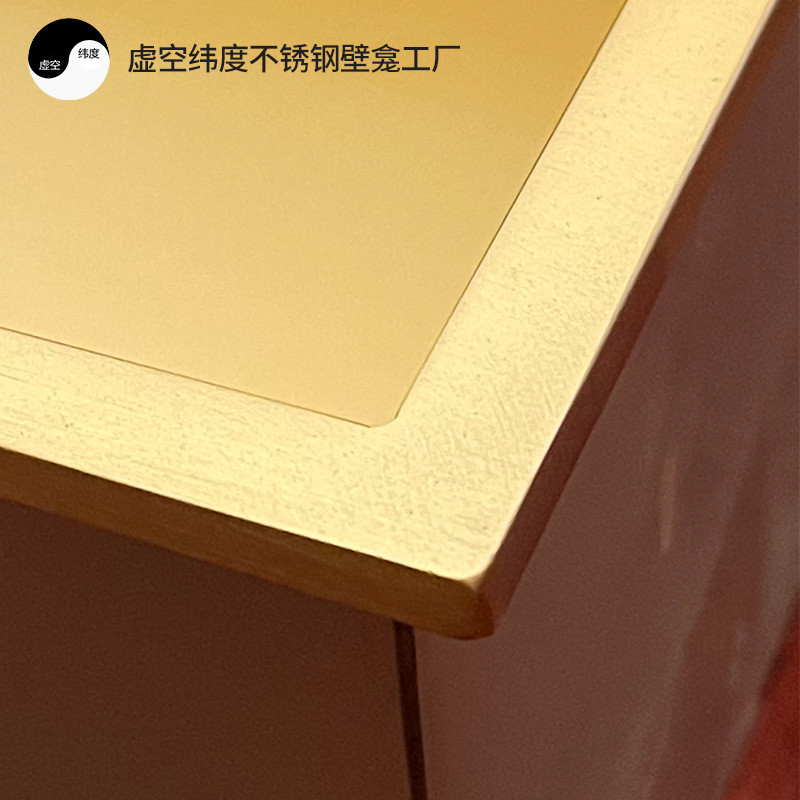 热销垃圾桶壁龛嵌入式灯带可加卫生间按压式不锈钢垃圾桶壁龛图片