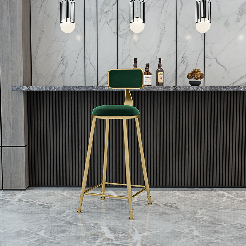 hf2x5dsu北欧吧台椅简约现代酒吧椅高脚凳家用靠背网红椅子餐椅高