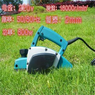 木工手提台式多功能小型家用刨子电刨机电木工台刨压刨机砧板菜板