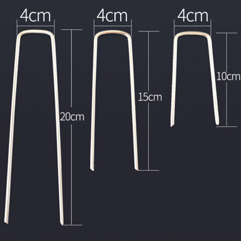 u型尖钉防布地膜地钉人造坪钉斜地u形土工格栅皮