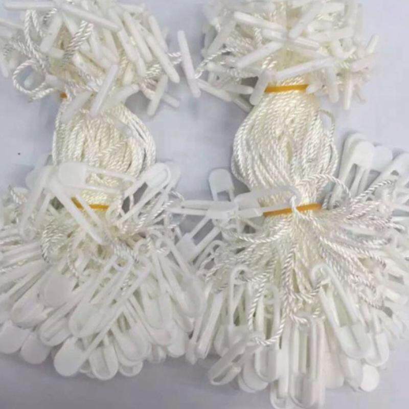 涤纶线塑料可扣吊粒纯手工制作吊牌绳服装吊牌挂牌吊绳/线别针定