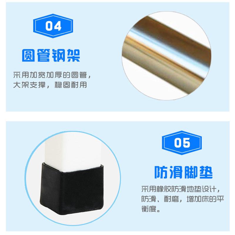 折叠按摩床海绵美容院医院诊所理疗床现代简约检查床加厚推拿床