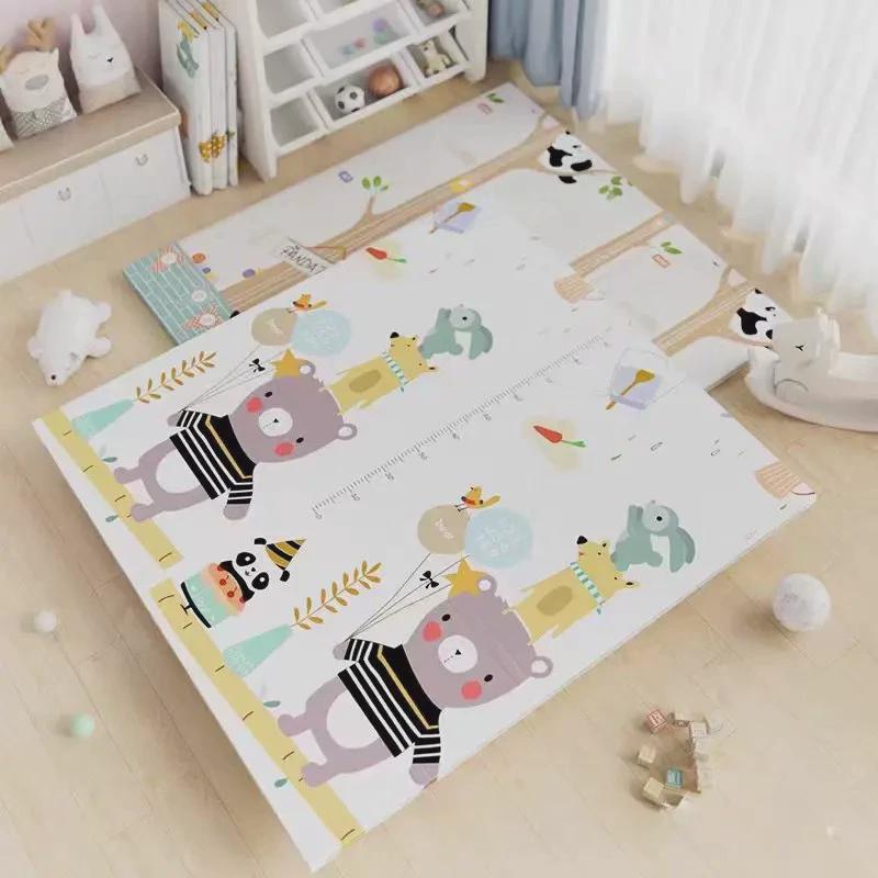 爬行垫折叠XPE宝宝地垫加厚客厅泡沫家用爬爬地垫拼接整张