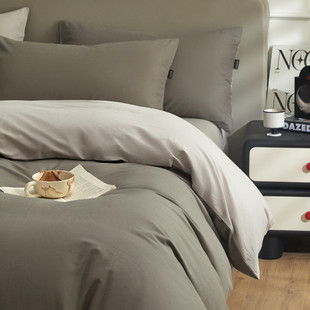 2024新款全棉全棉磨毛轻奢套件极简四件套床上用品