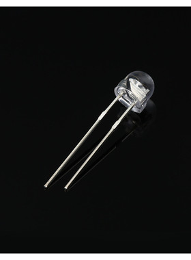 f5草帽发光二极管灯珠5mm暖白大光杯0.5w高亮白光led直插灯珠
