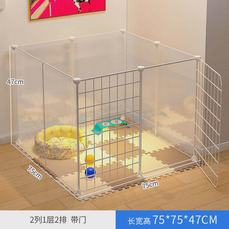 宠物围栏门栏猫笼子家用小型室内幼猫栅栏隔离狗狗中小型犬狗笼子