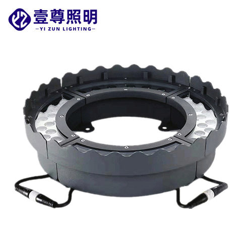 热销源头厂家景观抱柱灯别墅花园灯dmx512rgb射树灯12w花边抱树投