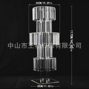 婚庆装饰用品亚克力水晶路引婚礼舞台签到处落地花架摆件