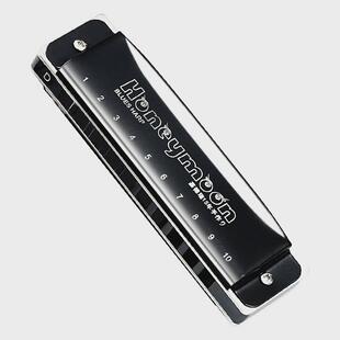 嘉德瑞布鲁斯口琴蓝调10孔C调男士十孔专业演奏级初学者入门儿童