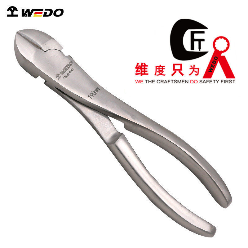 WEDO维度工具304、420不锈钢美式斜口钳斜嘴钳电子剪钳ST8315