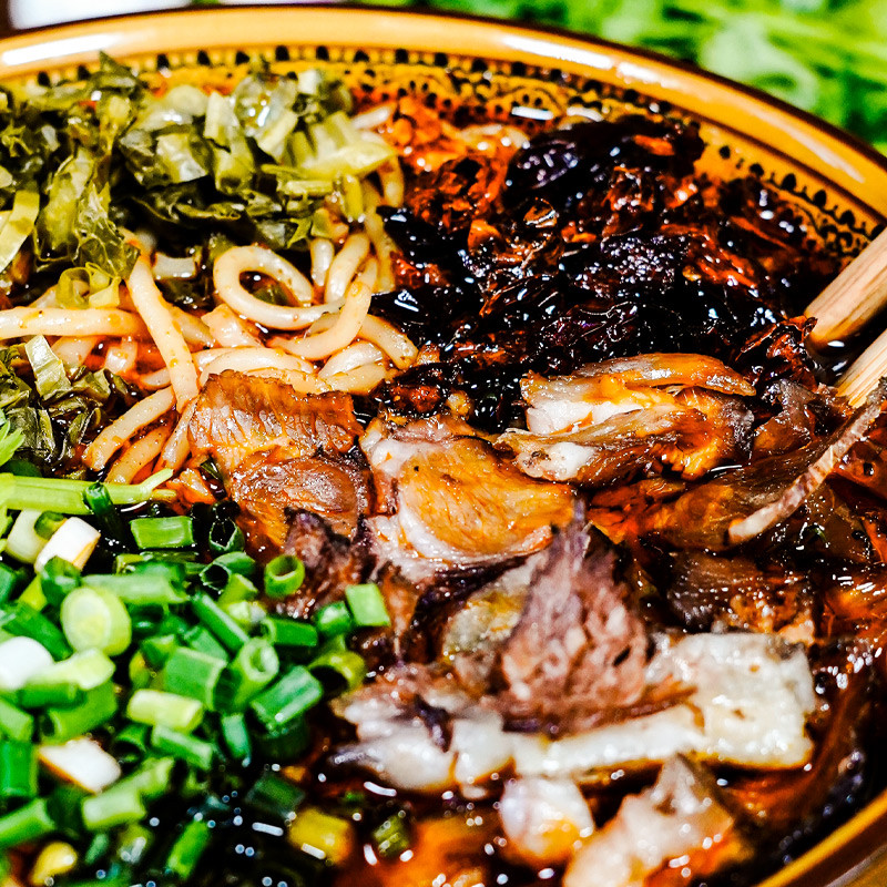 贵州六盘水城羊肉粉590g/袋装早餐小吃米线米粉条粉丝方便速食品