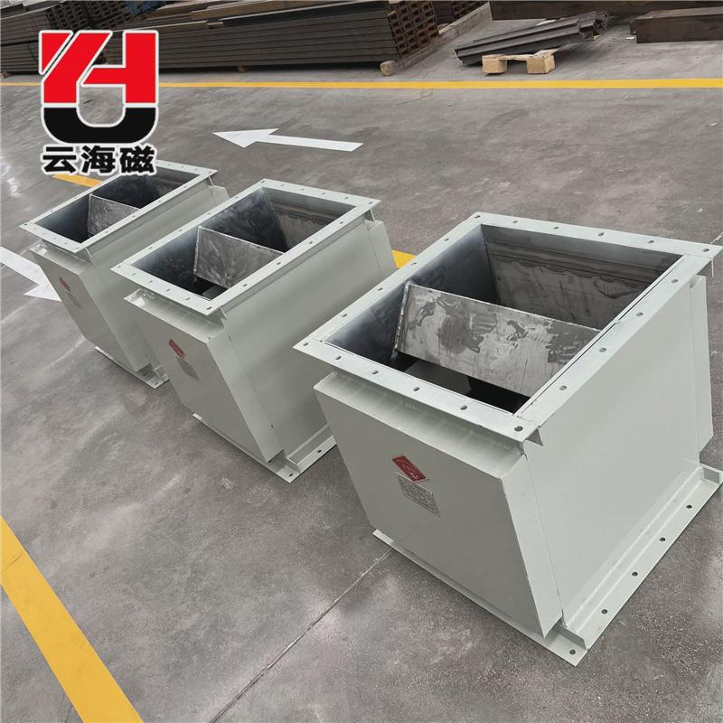 rcya干式式永磁除铁器管道式永磁自卸除铁器管道除铁机生产厂家