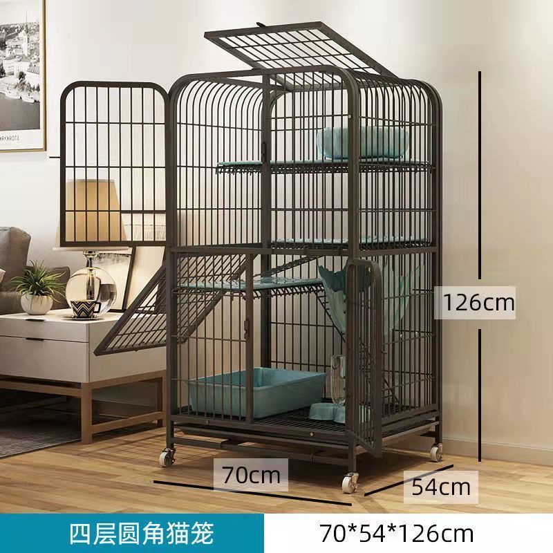 猫笼子猫别墅家用二层三层猫窝大型超自由空间猫咪宠物笼子大猫舍