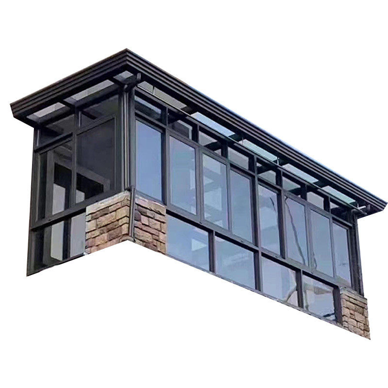 阳光房定制庭院铝合金框玻璃透明耐力板花园中式露台欧式阳光棚