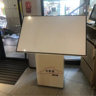 餐饮招牌led灯箱广告牌宣传落地式立式摆摊发光展架点餐台菜谱架