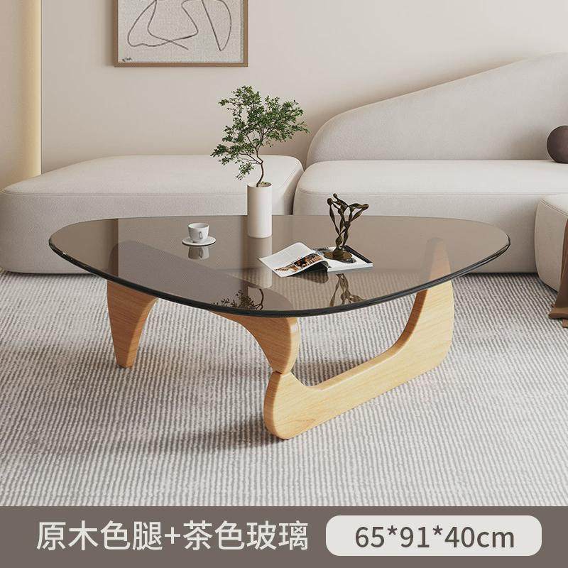 客厅家用小户型玻璃茶几现代简约轻奢2024新款野口勇创意圆形茶桌,住宅家具,茶几,淘宝优惠券,粉丝福利购,淘宝优惠卷
