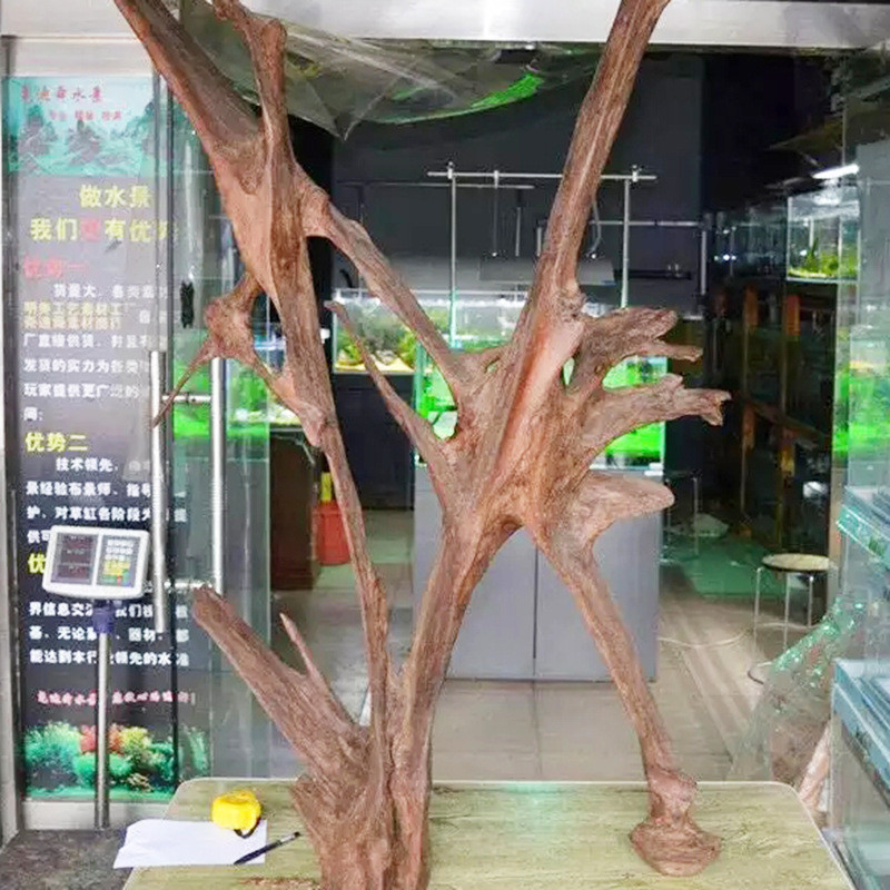 马来流木木摆件鱼缸水族箱装饰造景沉木造景木异形流水族
