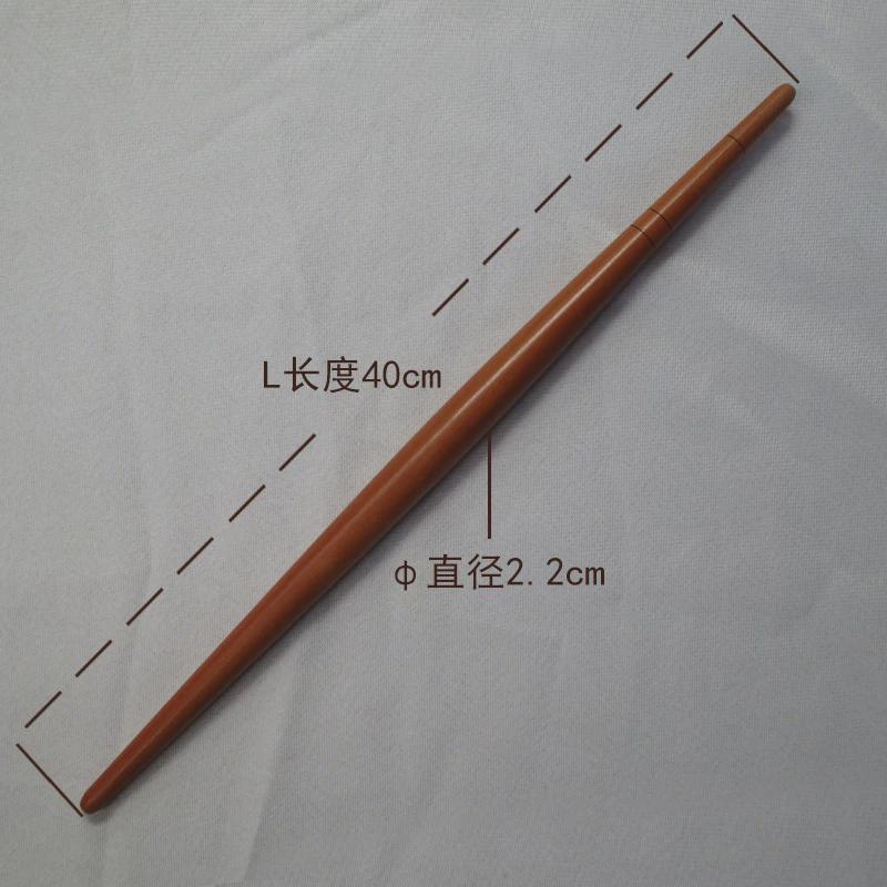 水饺喜家德擀面杖实木红枣木35cm-40cm直径1.8-2.2两头尖鱼肚专货