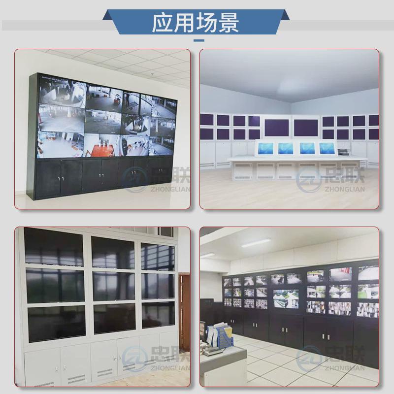 热销拼接屏落地机柜监控电视墙支架多种功能无缝监视器大屏拼接挂