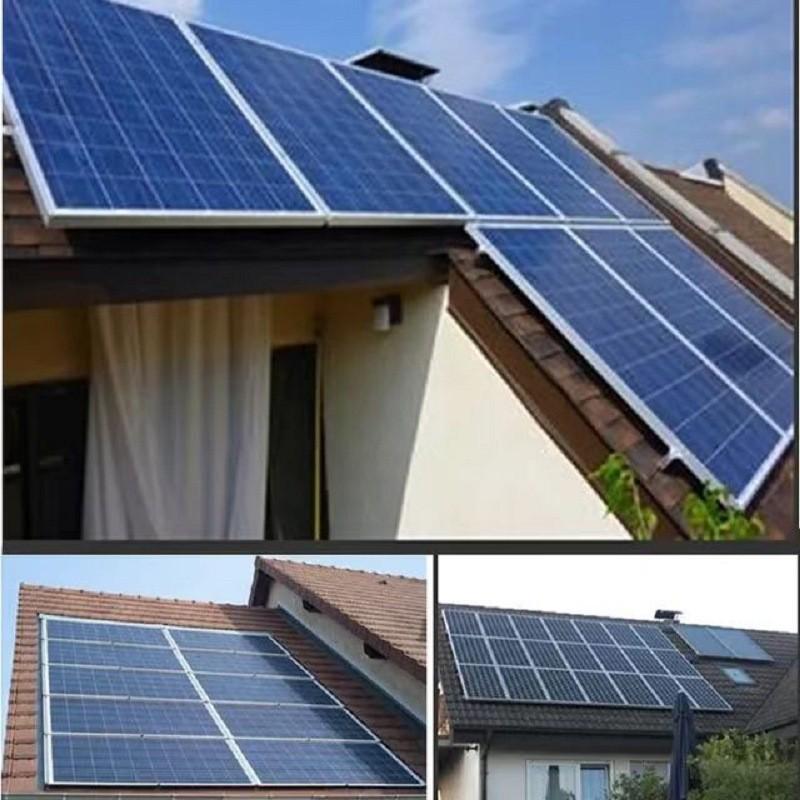 厂家直销批发单晶叠瓦太阳能光伏组件太阳能电池板可充电发电