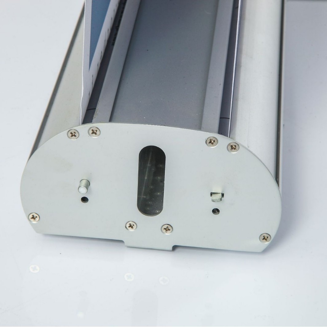 便携式批发价铝合金双面易拉宝85*200易拉宝优惠落地展示架易拉宝