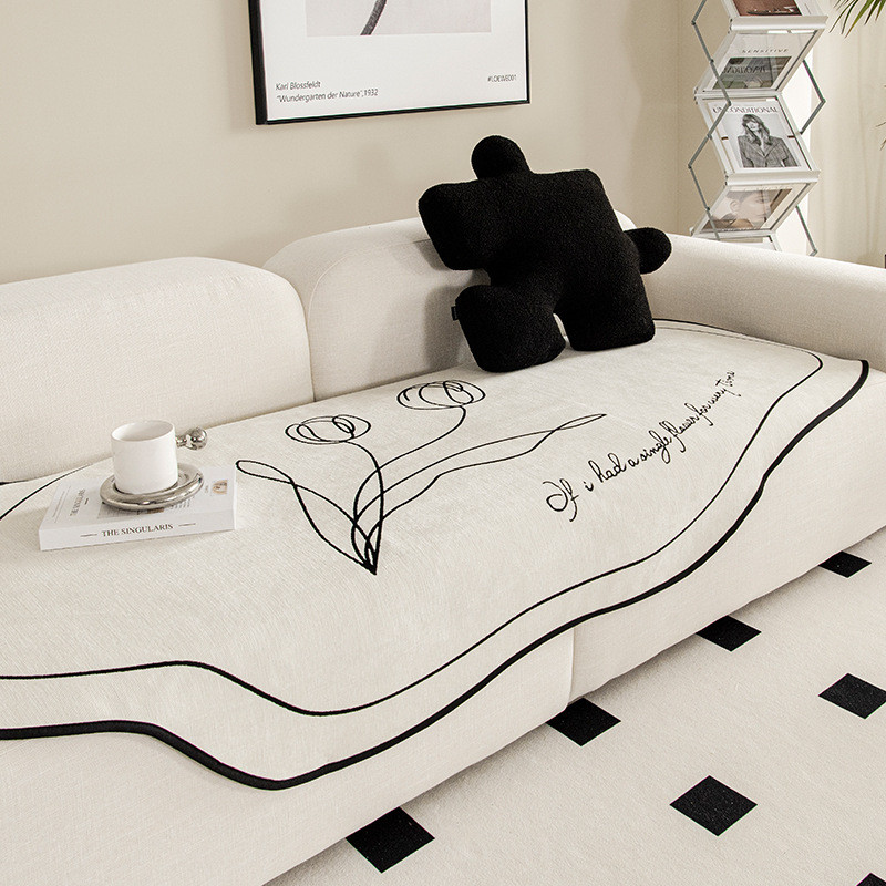 c！异形沙发垫四季通用2024新款防滑坐垫简约现代客厅不规则沙发