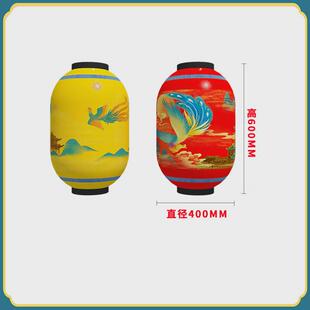 太阳能led中国结路灯亚克力景观灯春节路灯杆户外防水灯笼装饰灯