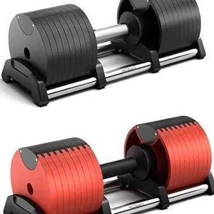 新款可调节哑铃厂家男士家用健身铸铁哑铃16/20/24/32KG2KG/4KG