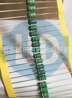 1W0510-15MH色环电感AL0510-153K棕绿橙银1000个直插绕线电感