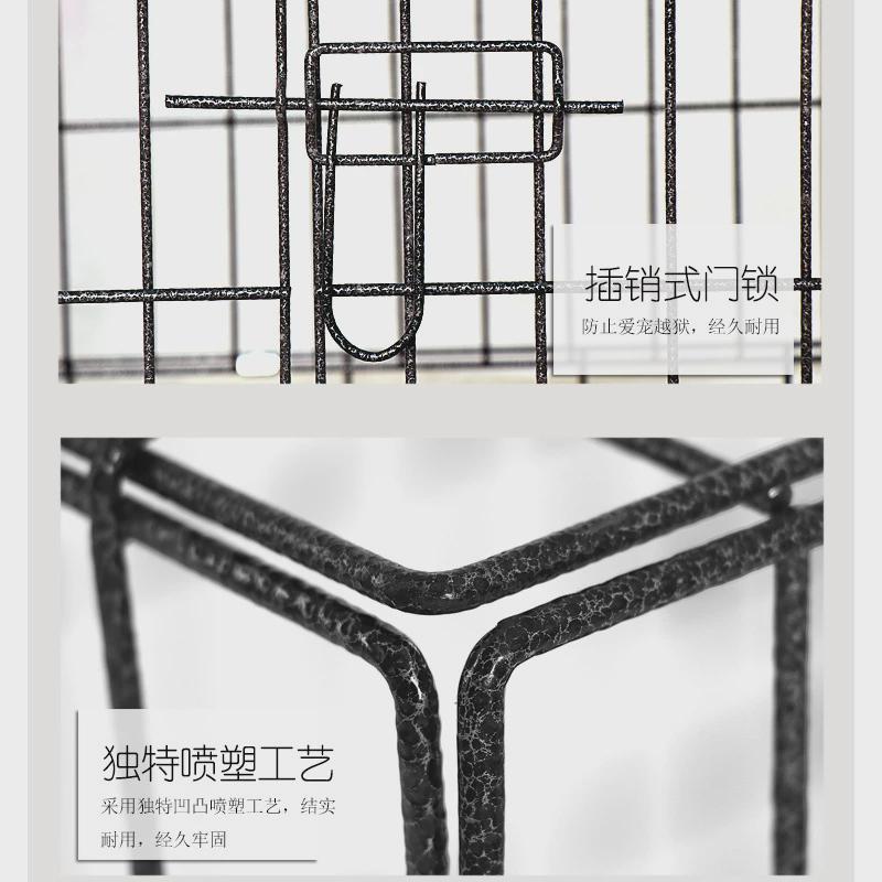狗笼子中小型犬宠物笼折叠狗笼大狗笼子铁笼子鸡笼狗笼子室内家用